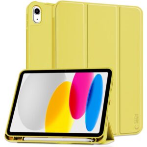 Dėklas Tech-Protect SC Pen iPad 10.9 (2022) / 11 (2025) geltonas