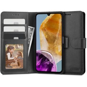 Dėklas Tech-Protect Wallet Galaxy M15 5G, juodas