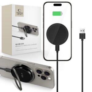 Belaidis kroviklis Tech-Protect Qi15W-A33 Magnetic MagSafe, juodas