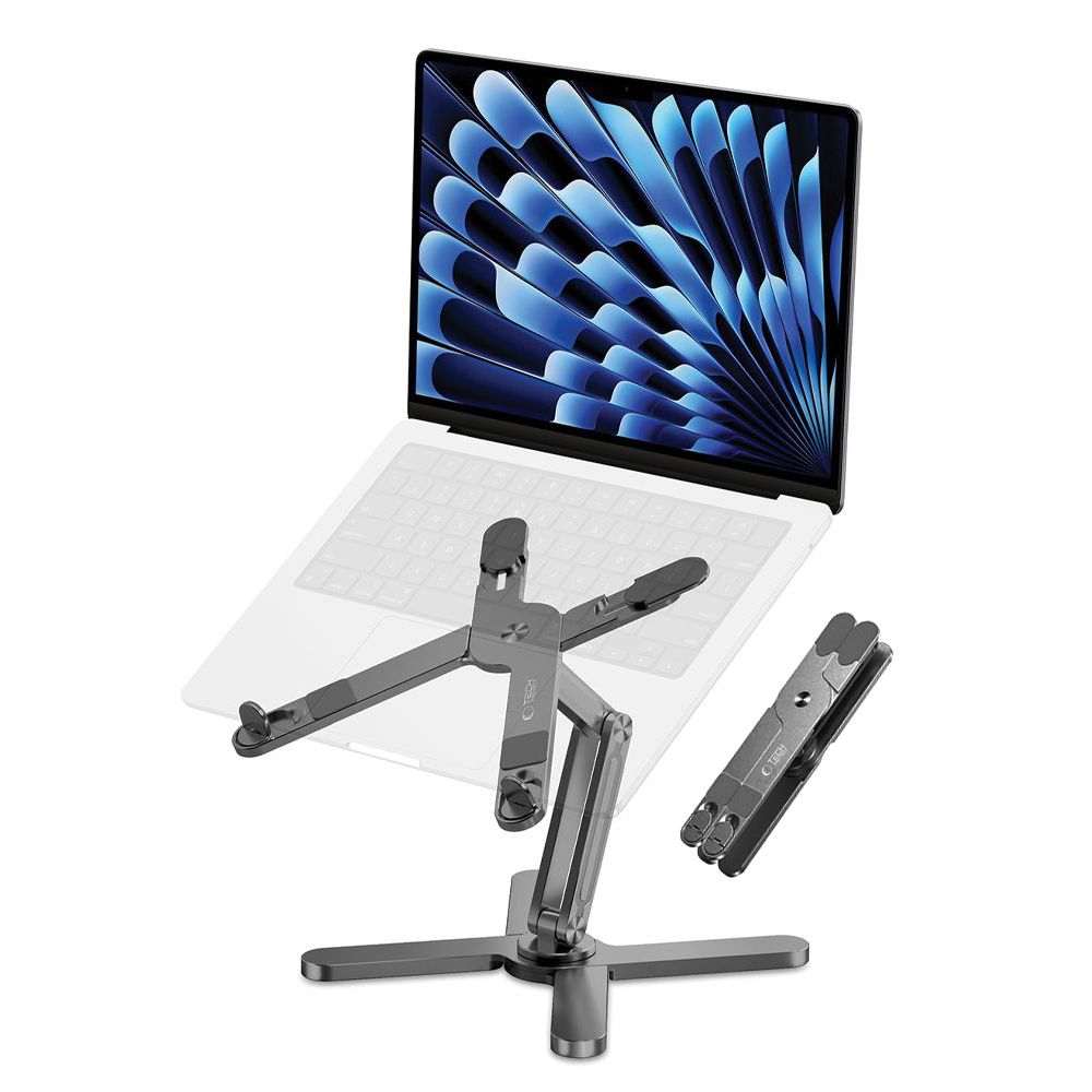 Stovas nešiojamajam kompiuteriui Tech-Protect ULS200, pilkas - Image 2
