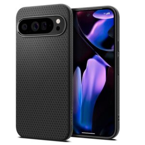Dėklas Spigen Liquid Air Google Pixel 9 Pro XL, matinis juodas