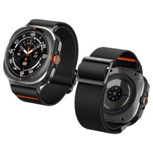 Dirželis Spigen Fit Lite Samsung Galaxy Watch Ultra 1 / 2 (2024-2026) 47 mm, juodas