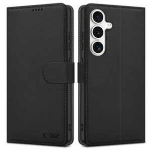 Dėklas Tech-Protect Wallet Galaxy S25, juodas