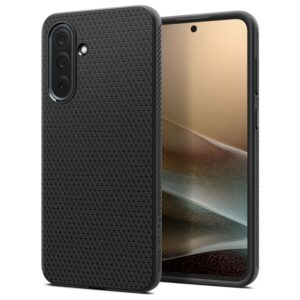 Dėklas Spigen Liquid Air Samsung Galaxy A36 5G, matinis juodas