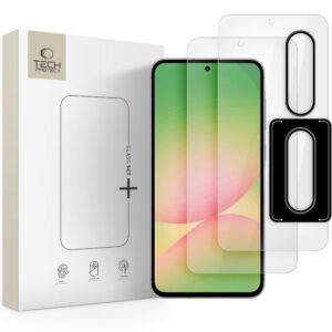 Apsauginis stiklas Tech-Protect Glass Set+ (3 vnt.) Galaxy A36 / A56 5G, skaidrus