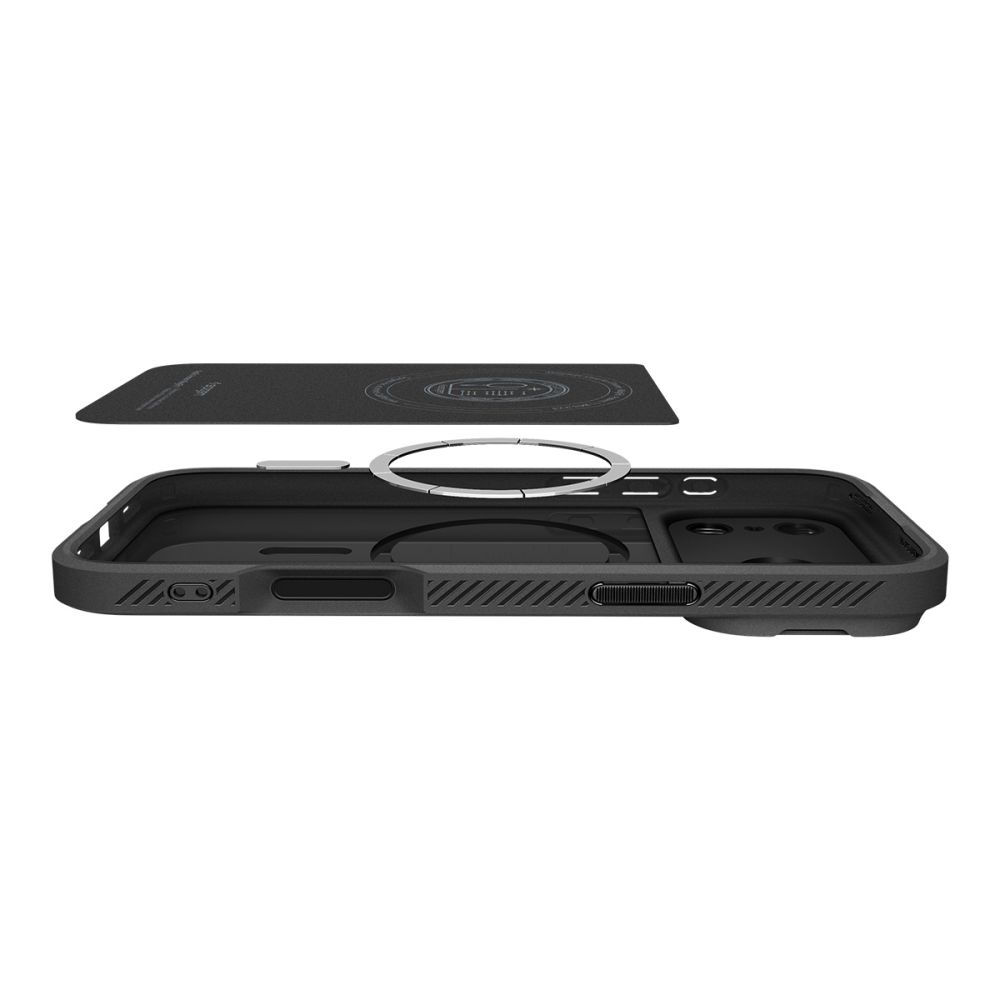 Dėklas Spigen Optik Armor MagSafe iPhone 17 Pro Max, juodas - Image 8