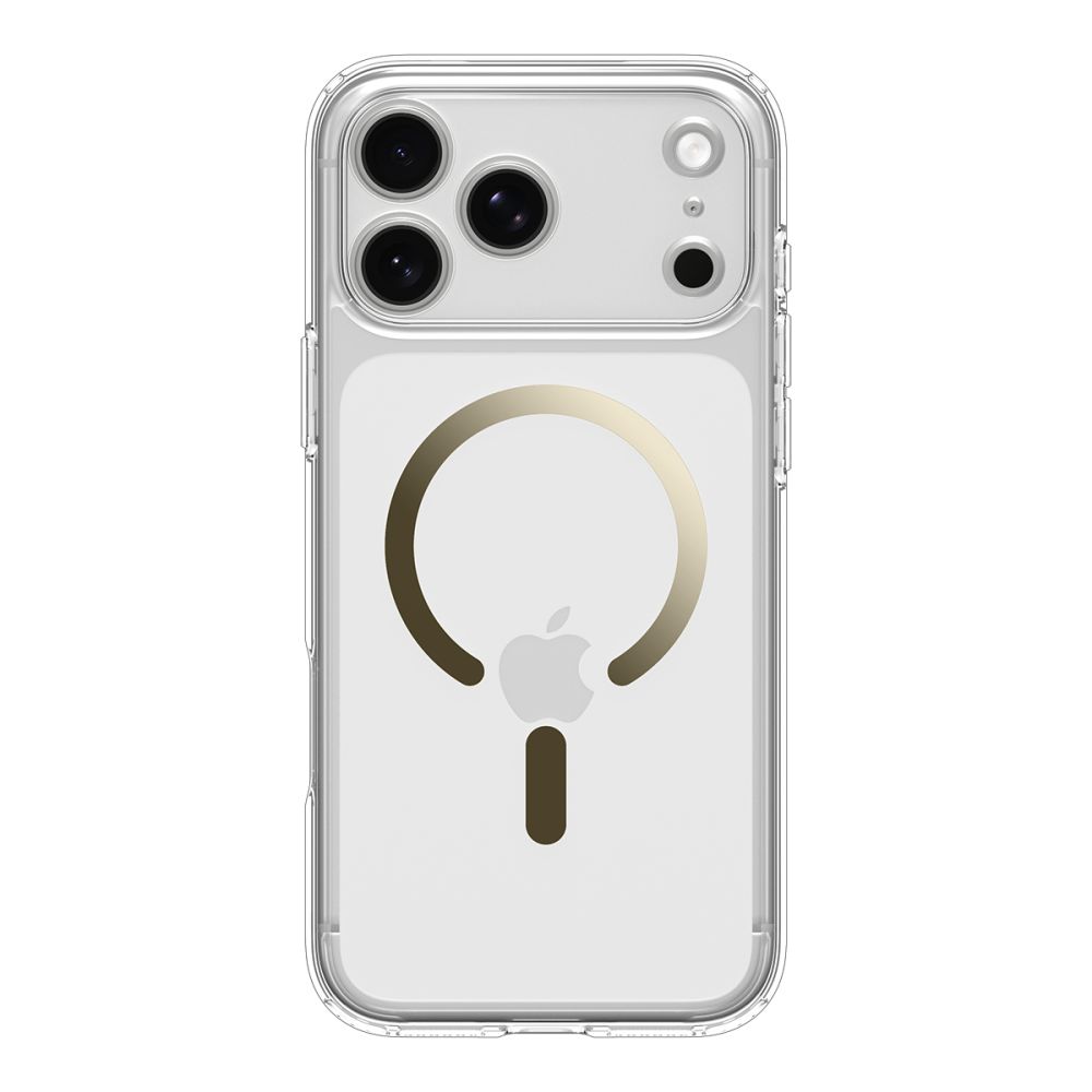Dėklas Spigen Ultra Hybrid MagSafe iPhone 17 Pro Max, skaidrus / auksinis - Image 2