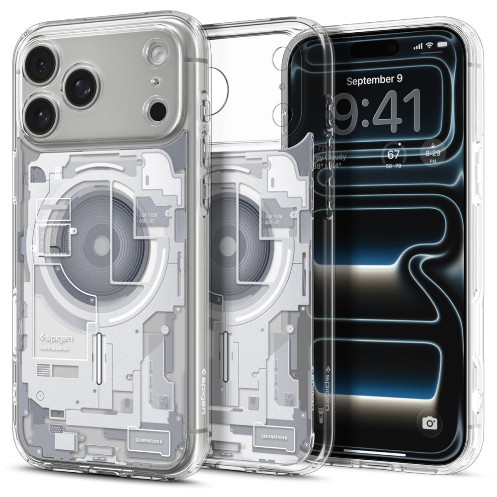 Dėklas Spigen Ultra Hybrid Mag Zero One iPhone 17 Pro, baltas - Image 2