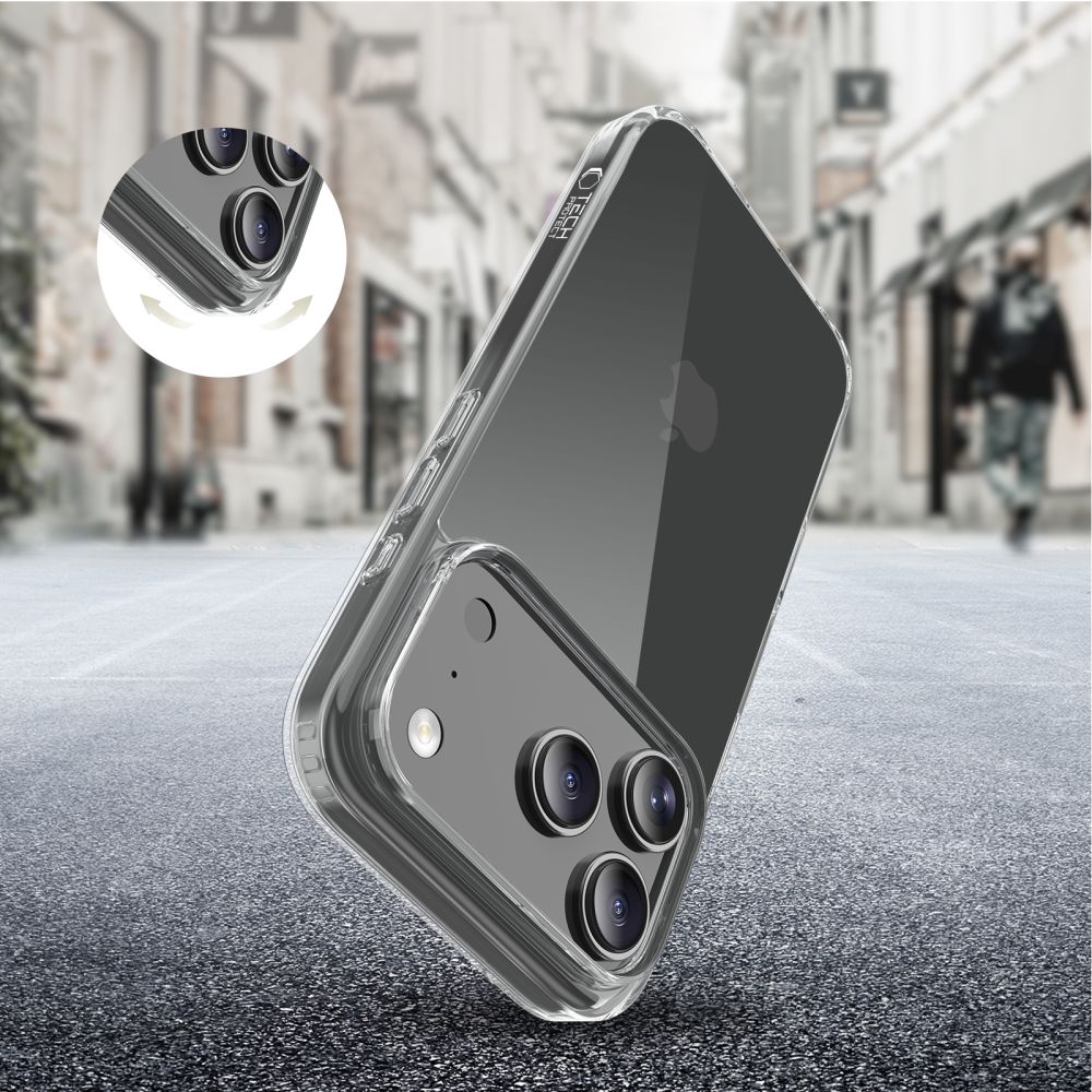 Dėklas Tech-Protect Flexair Hybrid iPhone 17 Pro Max, skaidrus - Image 4