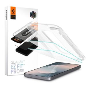 Apsauginis stiklas Spigen Glas.tR EZ Fit Pro Galaxy S25 FE, 2 vnt., skaidrus