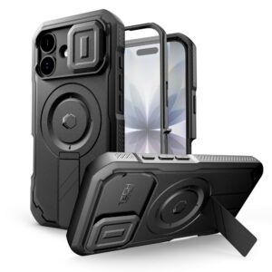 Dėklas Tech-Protect Kevlar MagSafe iPhone 17, juodas