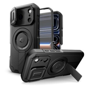 Dėklas Tech-Protect Kevlar MagSafe iPhone 17 Pro, juodas