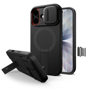 Dėklas Tech-Protect Kevlar Aura MagSafe iPhone 17, juodas