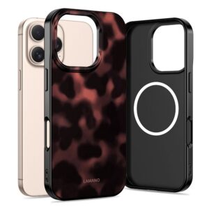 Dėklas Tech-Protect Lamano MagSafe iPhone 16 Pro Panther