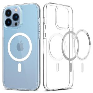 Dėklas Spigen Ultra Hybrid Mag MagSafe iPhone 13 Pro Max, baltas