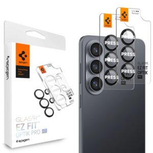 Kameros apsauginis stiklas Spigen Optik Pro HD EZ Fit Galaxy S26+, 2 vnt., juodas