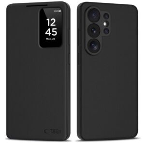 Dėklas Tech-Protect Smart Wallet Samsung Galaxy S26 Ultra, matinis juodas
