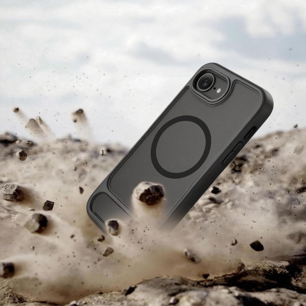 Dėklas Tech-Protect MagRack MagSafe iPhone 16e / 17e, matinis juodas - Image 6