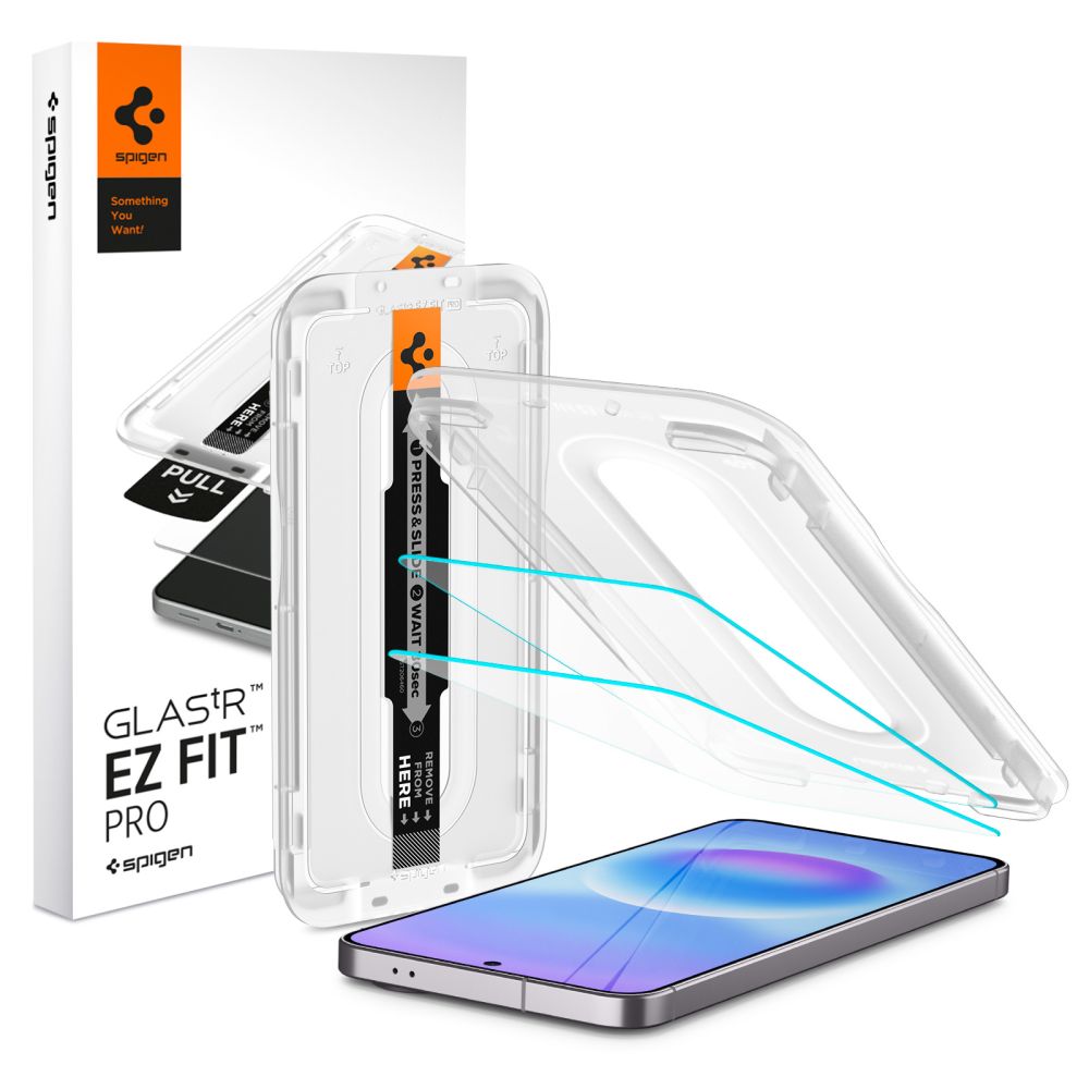 Apsauginis stiklas Spigen Glas.tR EZ Fit Pro Galaxy A57 5G, 2 vnt., skaidrus