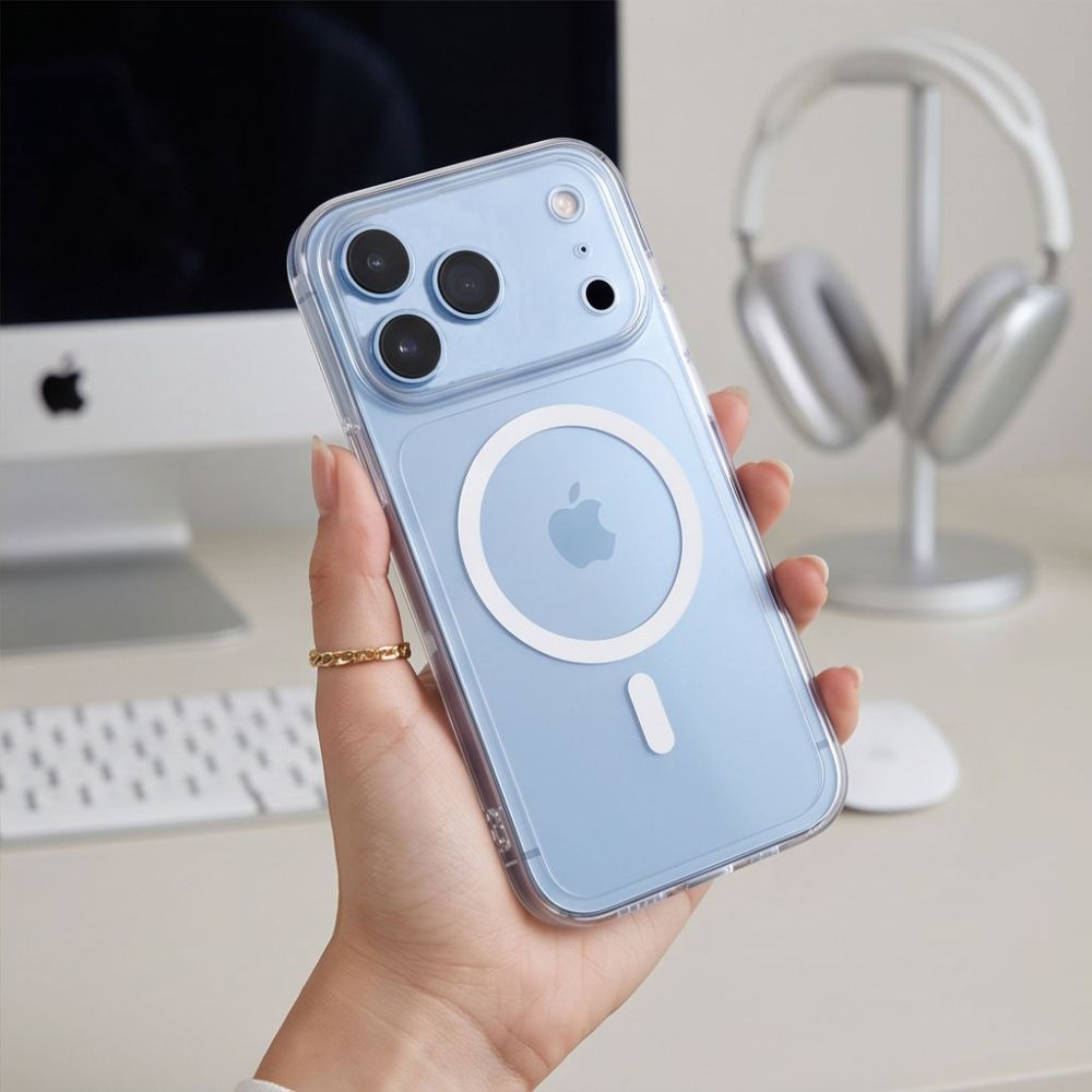 Dėklas Tech-Protect FlexAir MagSafe iPhone 17 Pro / 18 Pro, skaidrus - Image 8
