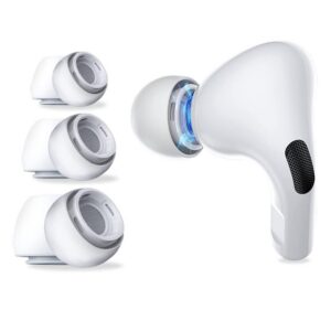 Ausinių antgaliai Tech-Protect, skirti Apple AirPods Pro 1/2, balti (3 vnt.)