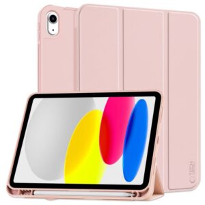 Dėklas Tech-Protect SmartCase Pen iPad 10.9 / 11 col. Rožinis