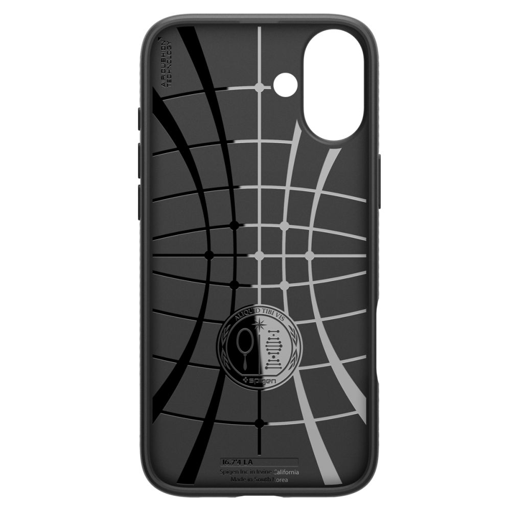 Dėklas Spigen Liquid Air iPhone 16, matinis juodas - Image 4