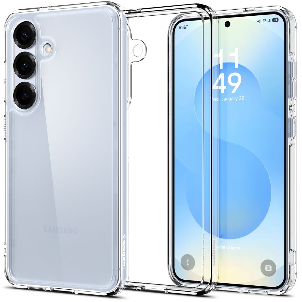 Dėklas Spigen Ultra Hybrid Galaxy S25, skaidrus