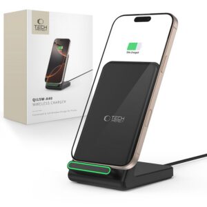 Belaidis įkroviklis Tech-Protect QI15W-A40, juodas