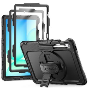 Dėklas Tech-Protect Solid Samsung Galaxy Tab S10 FE+ 13.1 (X620/X626B), juodas