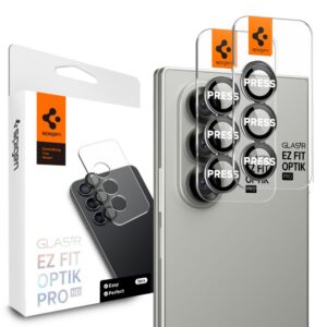 Kameros apsauginis stiklas Spigen Optik Pro EZ Fit Galaxy Z Fold 7 / 8 Ultra, 2 vnt., juodas