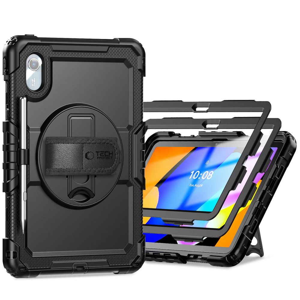 Dėklas Tech-Protect Solid 2-Set Lenovo Idea Tab / K11 Gen 2 11.0 TB-336, juodas - Image 2
