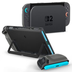 Dėklas Spigen Nano Pop Nintendo Switch 2, juodas