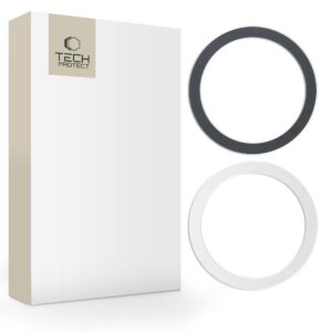 Magnetinė plokštelė Tech-Protect Magmat MagSafe Universal, 2 vnt. Juoda ir Sidabrinė