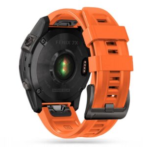 Dirželis Tech-Protect IconBand Garmin Fenix 5 / 6 / 6 Pro / 7 / 8 / 8 Pro (47 mm) / E, oranžinis