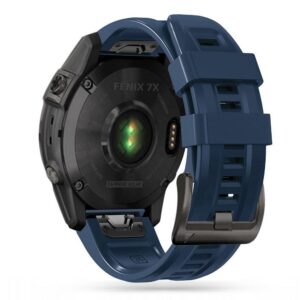 Dirželis Tech-Protect IconBand Garmin Fenix 5 / 6 / 6 Pro / 7 / 8 / 8 Pro (47 mm) / E, tamsiai mėlynas