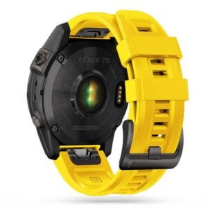 Dirželis Tech-Protect IconBand Garmin Fenix 5 / 6 / 6 Pro / 7 / 8 / 8 Pro (47 mm) / E, geltonas