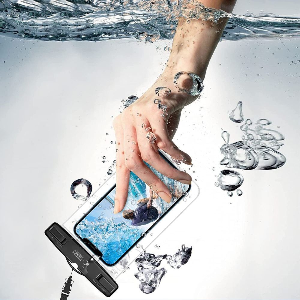 Dėklas Tech-Protect UWC7 Universal Waterproof Case 6.9 col. Rožinis - Image 4