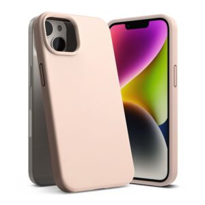 Dėklas Ringke Silicone iPhone 14 Plus / 15 Plus Pink Sand