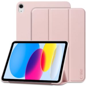 Dėklas Tech-Protect SmartCase iPad 10.9 (2022) / 11 (2025) Rožinis