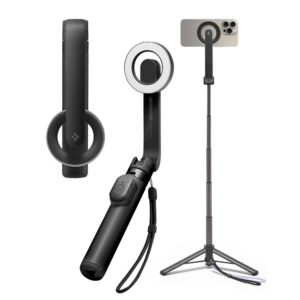 Selfie lazda Spigen S571W MagSafe Bluetooth su trikoju, juoda