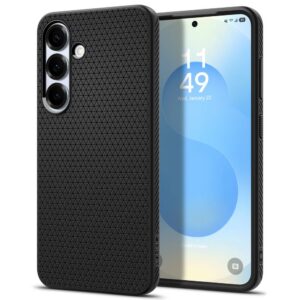 Dėklas Spigen Liquid Air Galaxy S25, matinis juodas