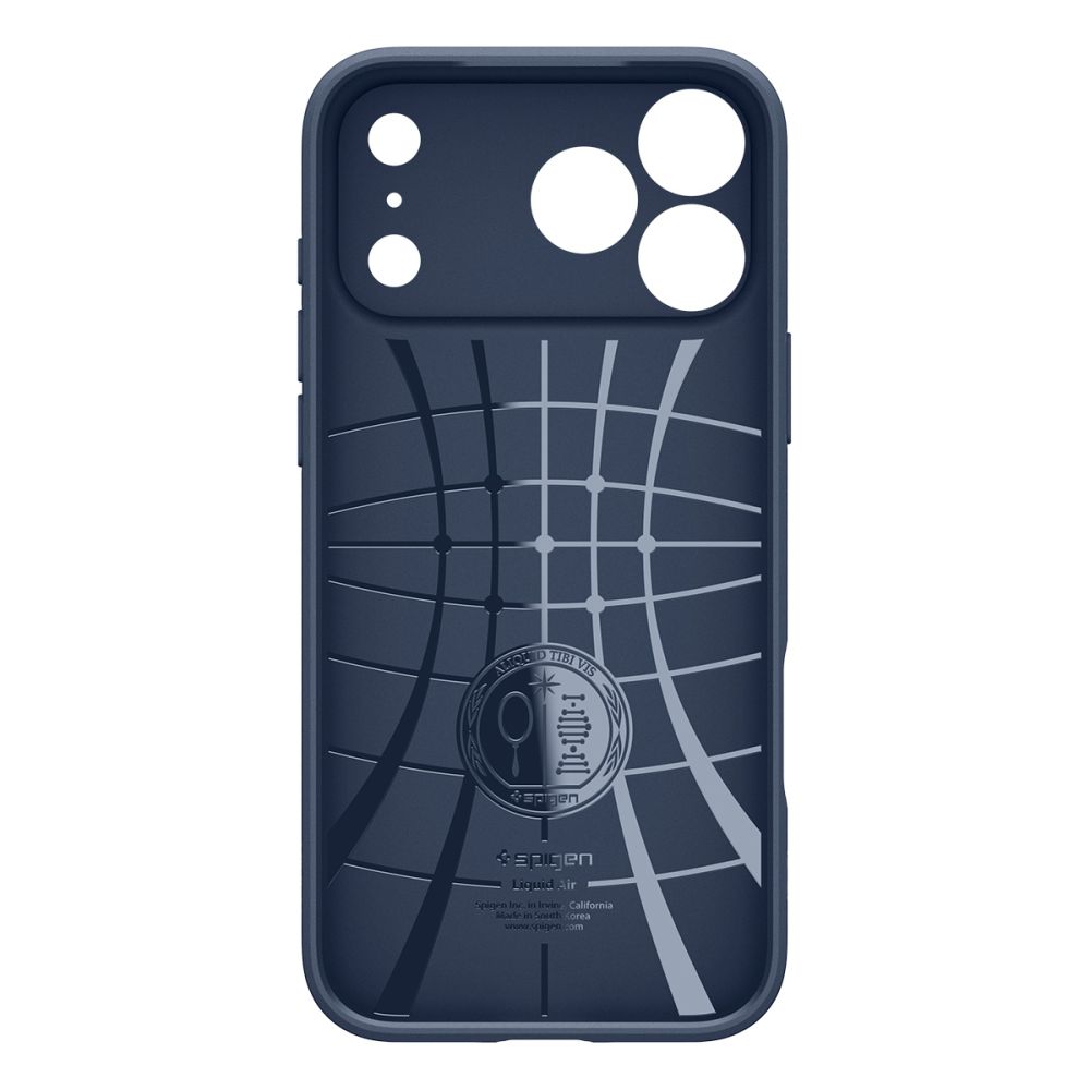 Dėklas Spigen Liquid Air iPhone 17 Pro Max, tamsiai mėlynas - Image 3