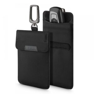 Faradėjaus narvelis Spigen Pouch Keyless RFID Signal Blocker, juodas
