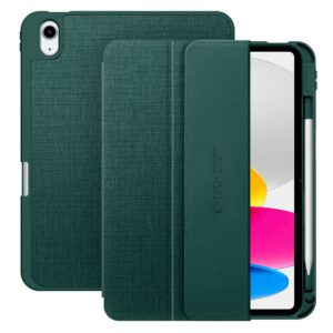 Dėklas Tech-Protect SC Pen Canvas iPad 10.9 (2022) / 11 (2025), samanų žalias