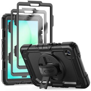 Dėklas Tech-Protect Solid Galaxy Tab A9 / A11 8.7 (X110 / X115 / X133 / X135), juodas