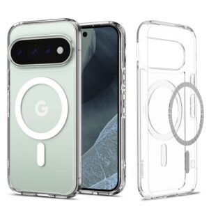 Dėklas Spigen Ultra Hybrid Mag MagSafe Google Pixel 11 Pro, skaidriai baltas