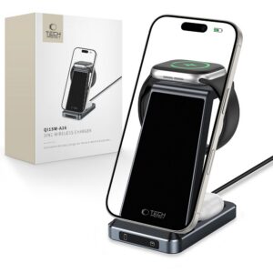 Belaidis įkroviklis Tech-Protect QI15W-A26 3in1