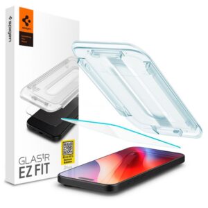 Apsauginis stiklas Spigen Glas.tR EZ Fit iPhone 15/16, skaidrus