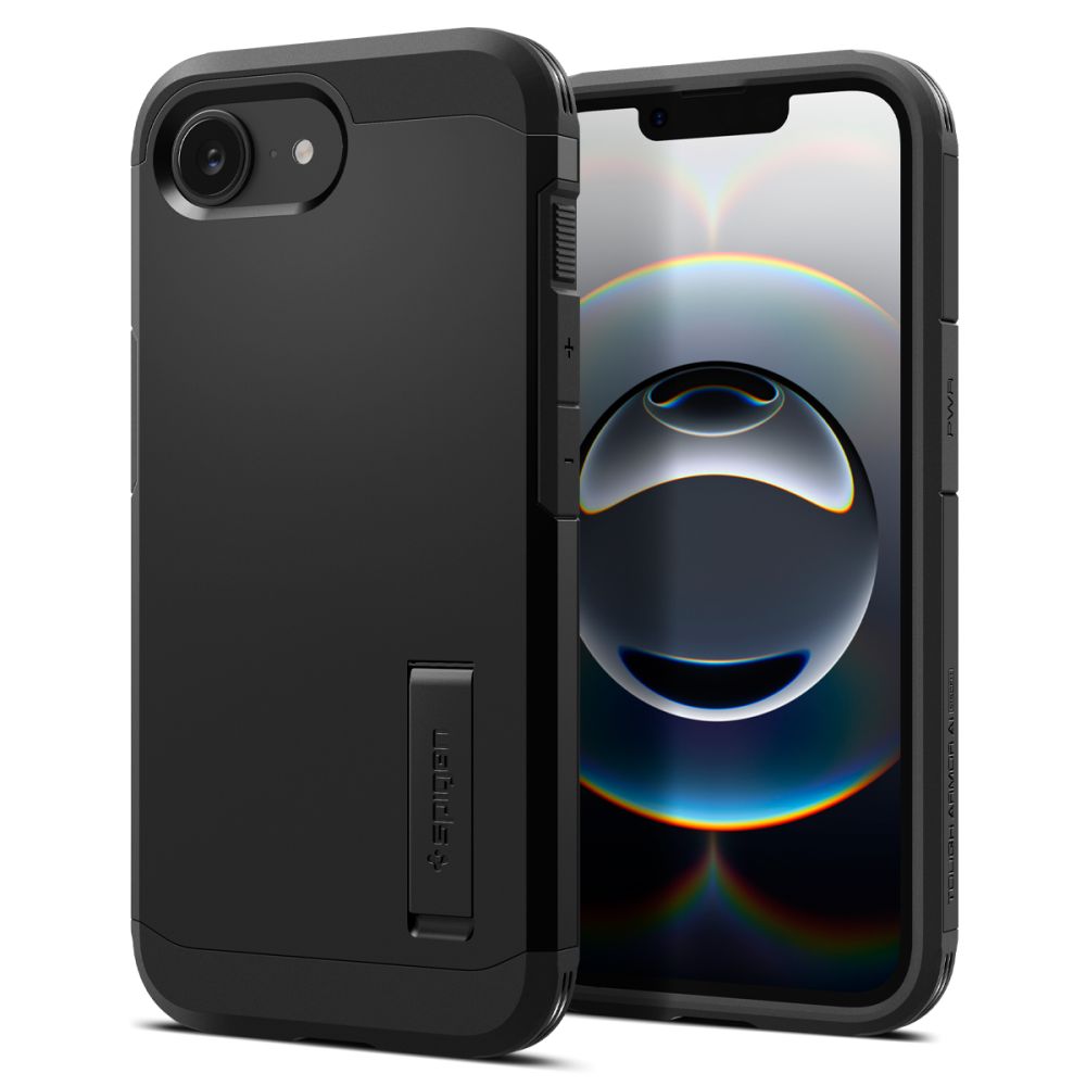 Dėklas Spigen Tough Armor Mag iPhone 16e / 17e, juodas - Image 2